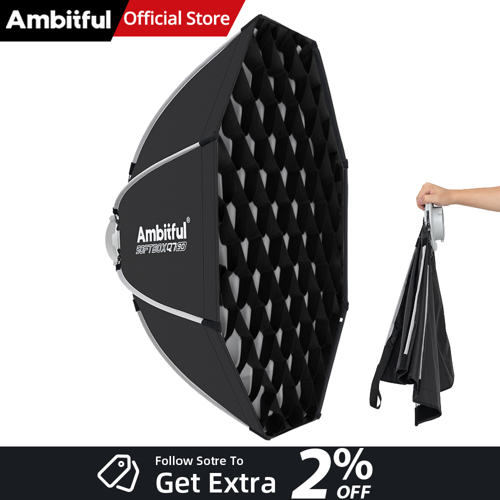 Photography Lighting Meter - AMBITFUL Q7II 55/65/90cm Bowens Mount Octagonal