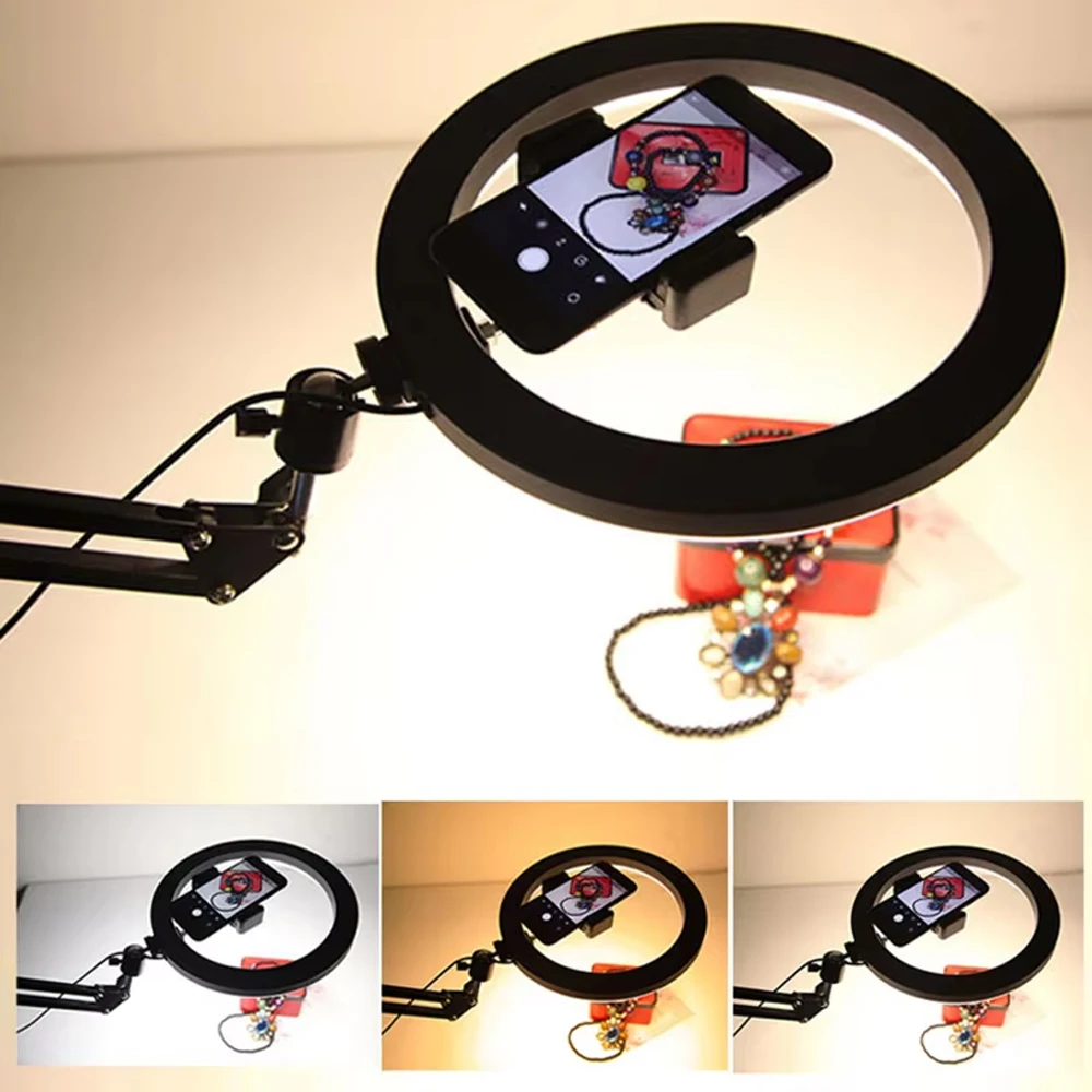 Photography Lighting Video - Nice Overhead Tripod With Ring Light