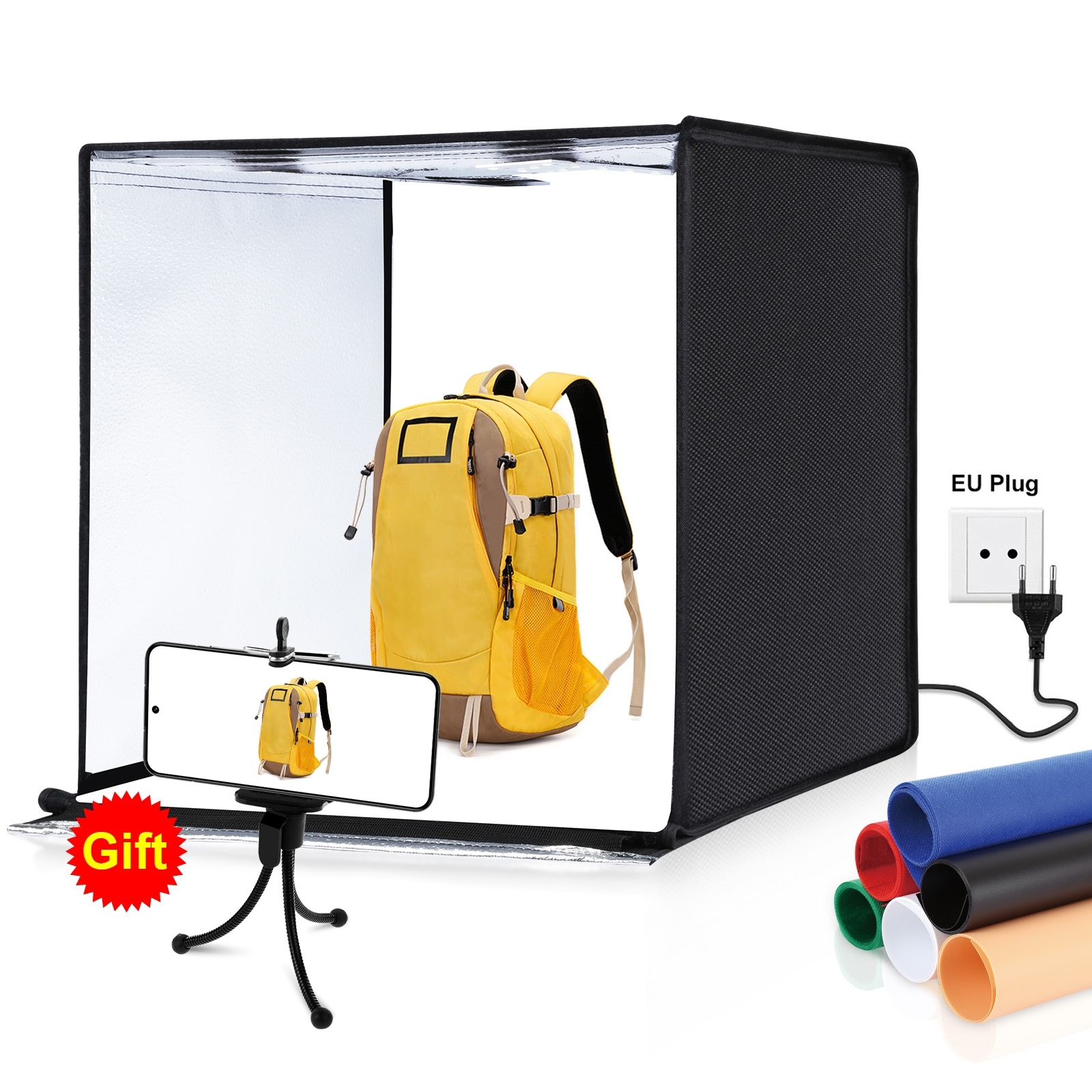 Photography Lighting And Backdrop Kits - PULUZ 60cm Photo Studio Box Portable