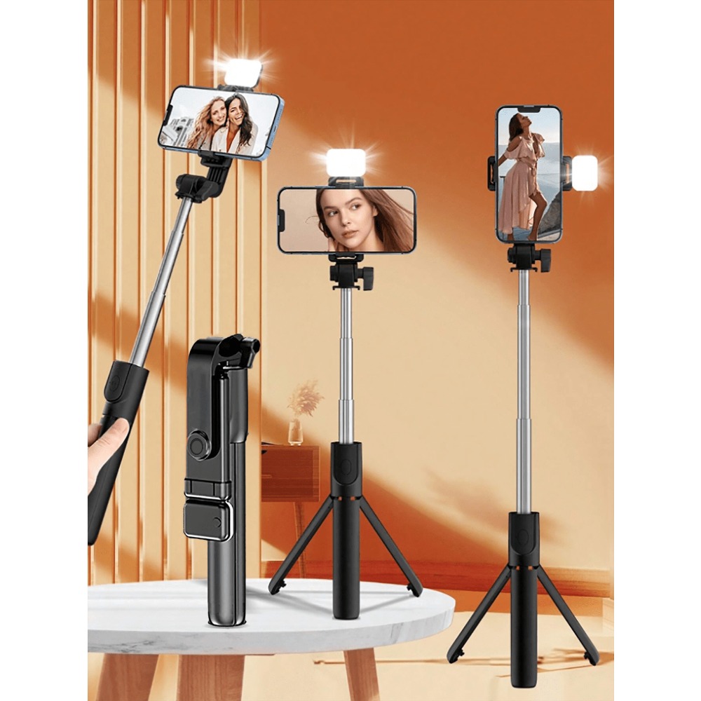Photography Lighting Portable - 1pc Portable Selfie Stick With Wireless