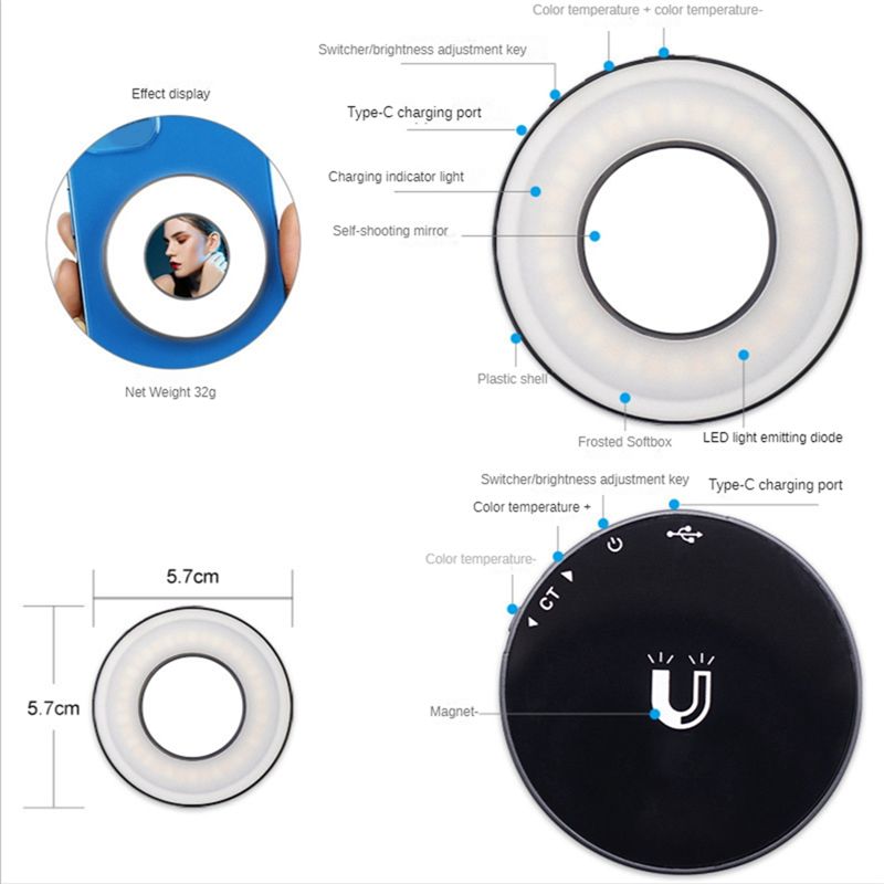 【24H-SALE!】Mini Fill Light Mob - Photography Lighting Video บทวิจารณ์และราคา