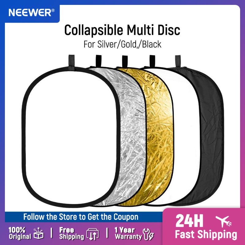 NEEWER Light Reflectors for Ph - Reflector Disc Silver บทวิจารณ์และราคา