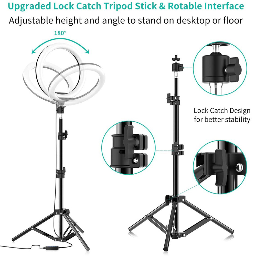 Phone Live Ring Light 10 Inch  - Photography Lighting Video บทวิจารณ์และราคา