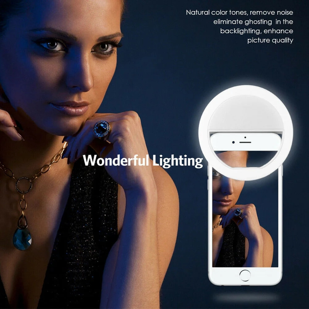 LED Selfie Fill Light USB Char - Photography Lighting Video บทวิจารณ์และราคา