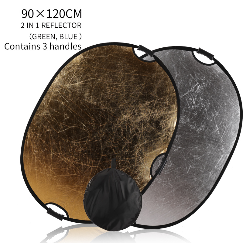 Portable 2-in-1 35x47inch/90x1 - Reflector Disc Silver บทวิจารณ์และราคา