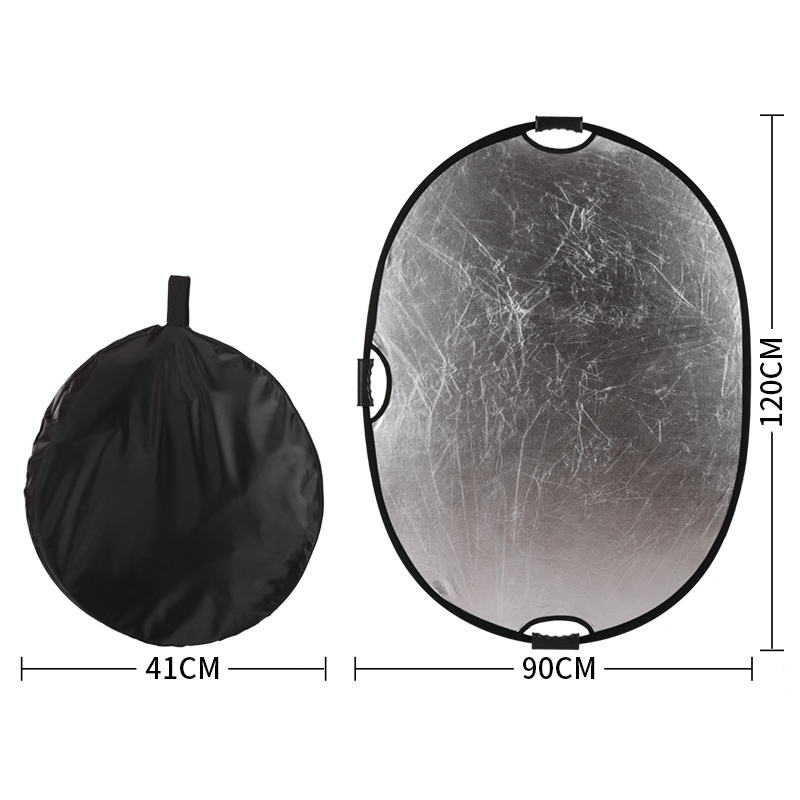 Portable 2-in-1 35x47inch/90x1 - Reflector Disc Silver บทวิจารณ์และราคา