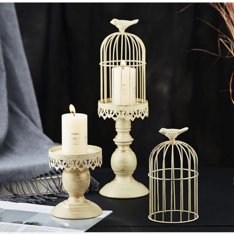 Vintage Birdcage Candle Holder - Vintage Photography Lighting บทวิจารณ์และราคา