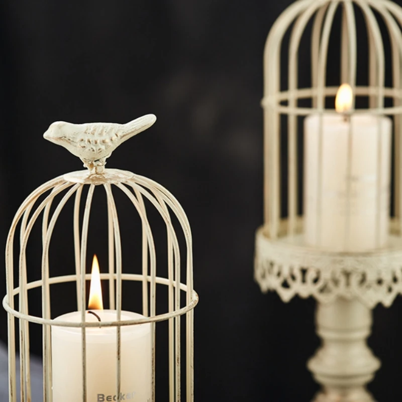 Vintage Birdcage Candle Holder - Vintage Photography Lighting บทวิจารณ์และราคา