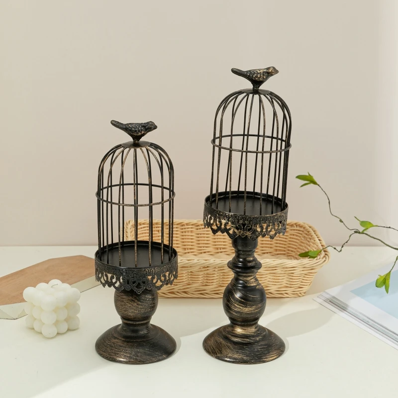 Vintage Birdcage Candle Holder - Vintage Photography Lighting บทวิจารณ์และราคา