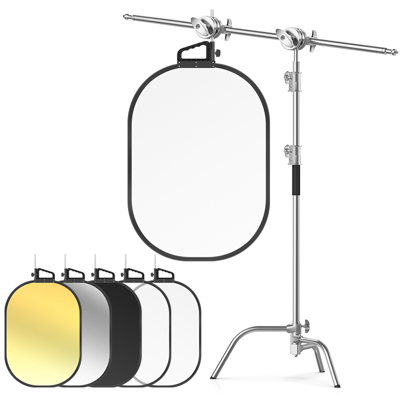 25*29in Light Reflector Stand  - Reflector Disc Silver บทวิจารณ์และราคา