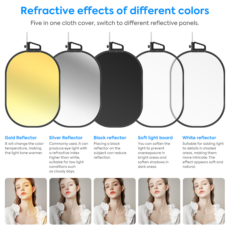 25*29in Light Reflector Stand  - Reflector Disc Silver บทวิจารณ์และราคา