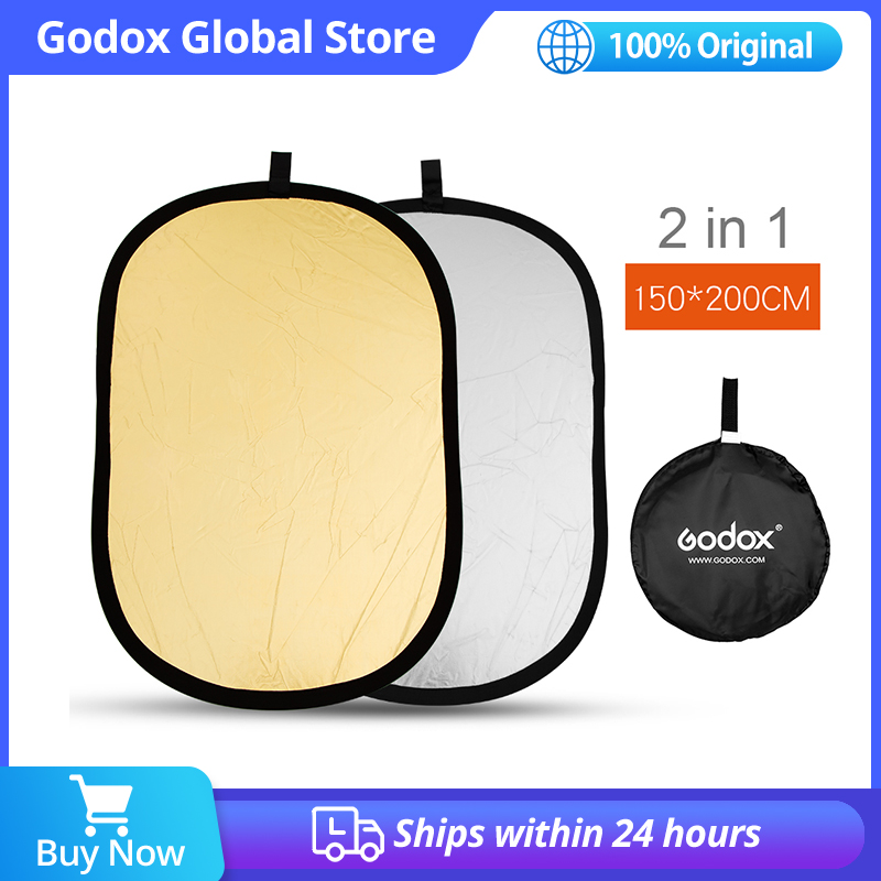 Godox 2in1 150x200cm Gold and  - Reflector Disc Silver บทวิจารณ์และราคา