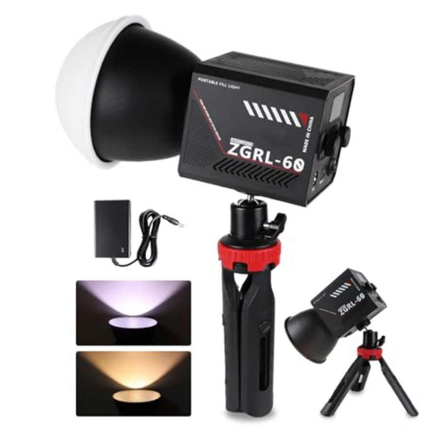 60W COB LED Video Light Handhe - Photography Lighting Portable บทวิจารณ์และราคา