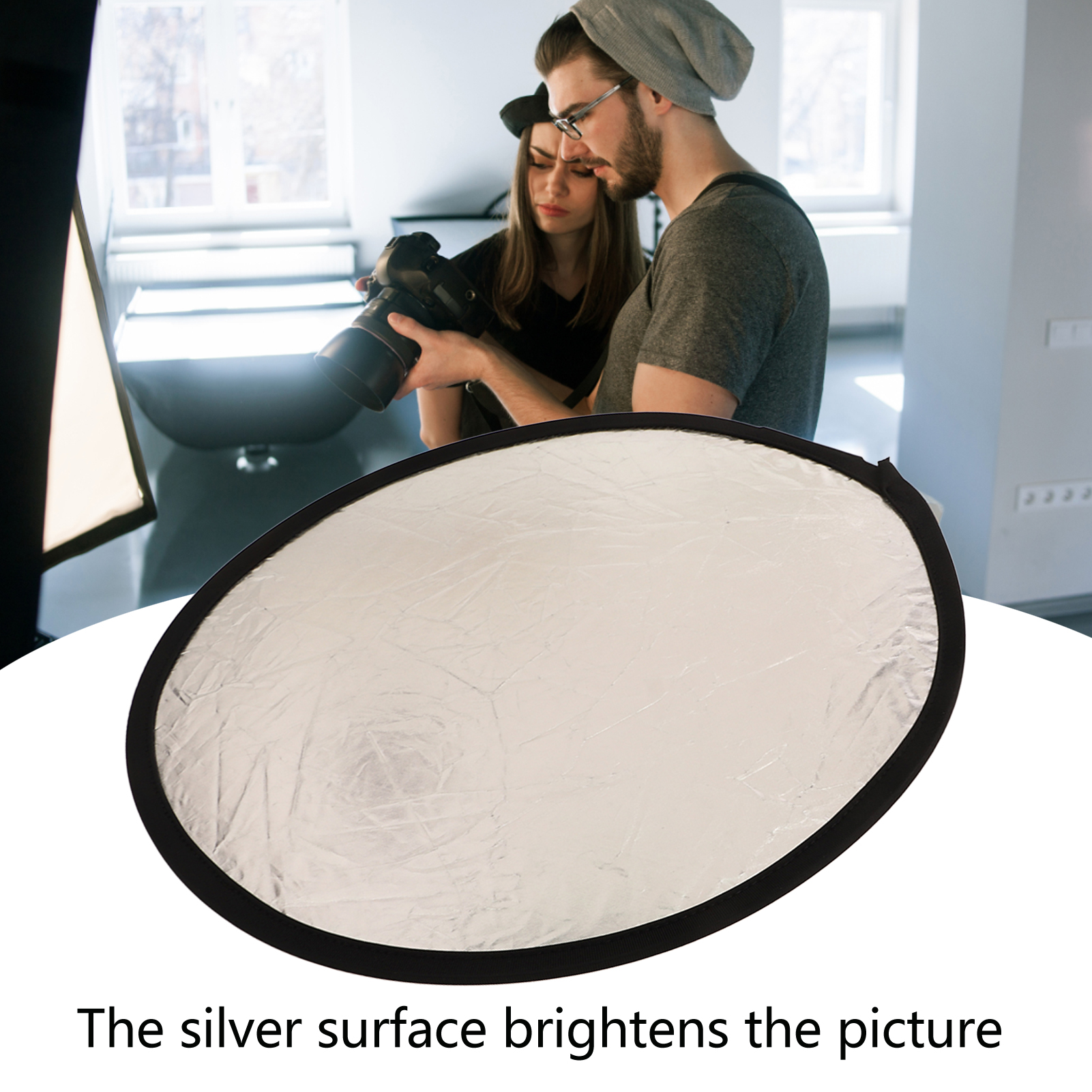 Photo Reflector Gold Silver 2  - Reflector Disc Silver บทวิจารณ์และราคา