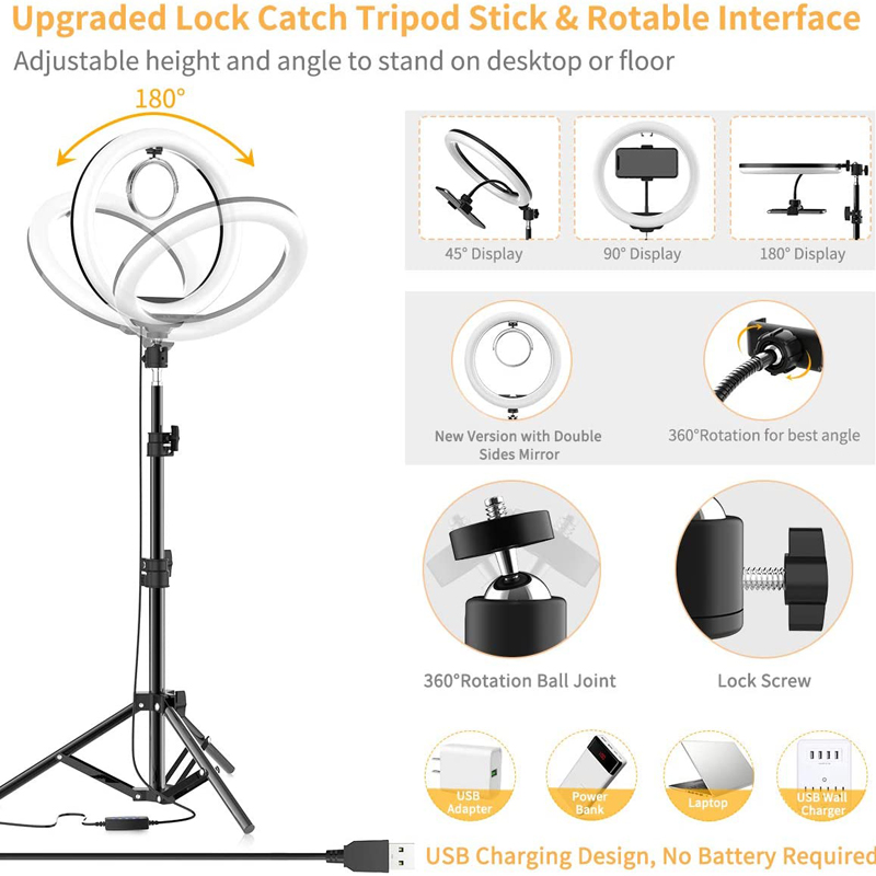 Video Light 16/26/33cm Selfie  - Photography Lighting Meter บทวิจารณ์และราคา