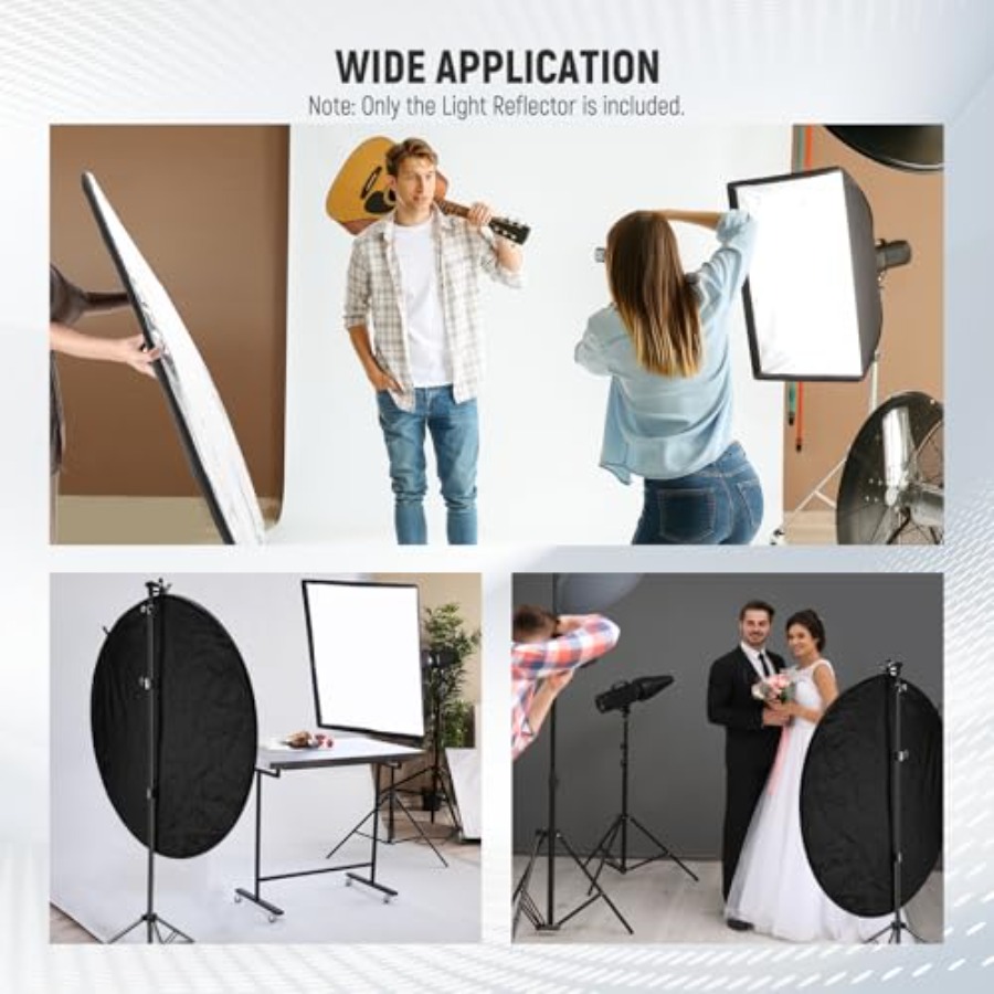 51 Inch/130 Centimeter Light R - Reflector Disc Silver บทวิจารณ์และราคา