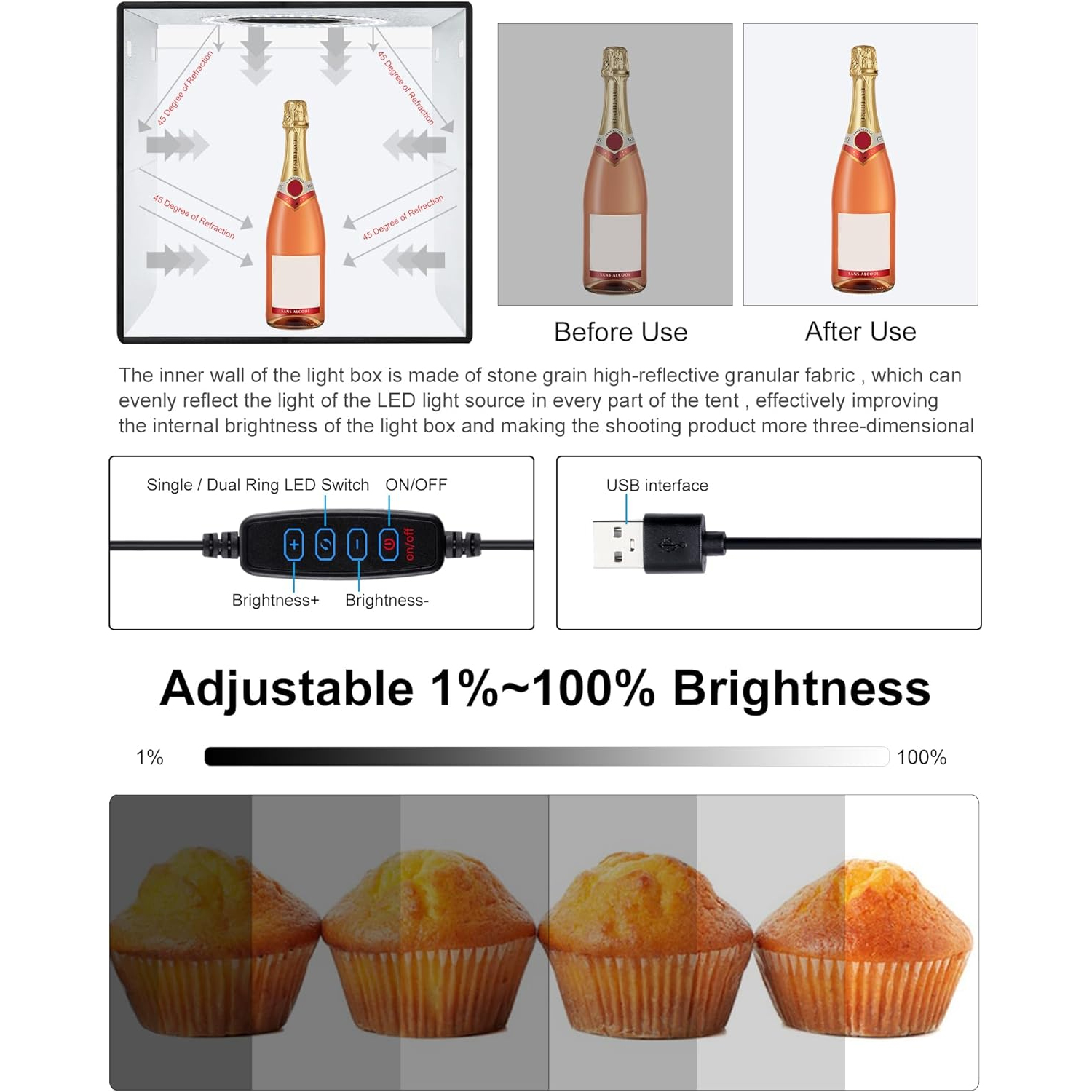PULUZ 30CM/11.8'' Photo Studio - Photography Lighting And Backdrop Kits บทวิจารณ์และราคา