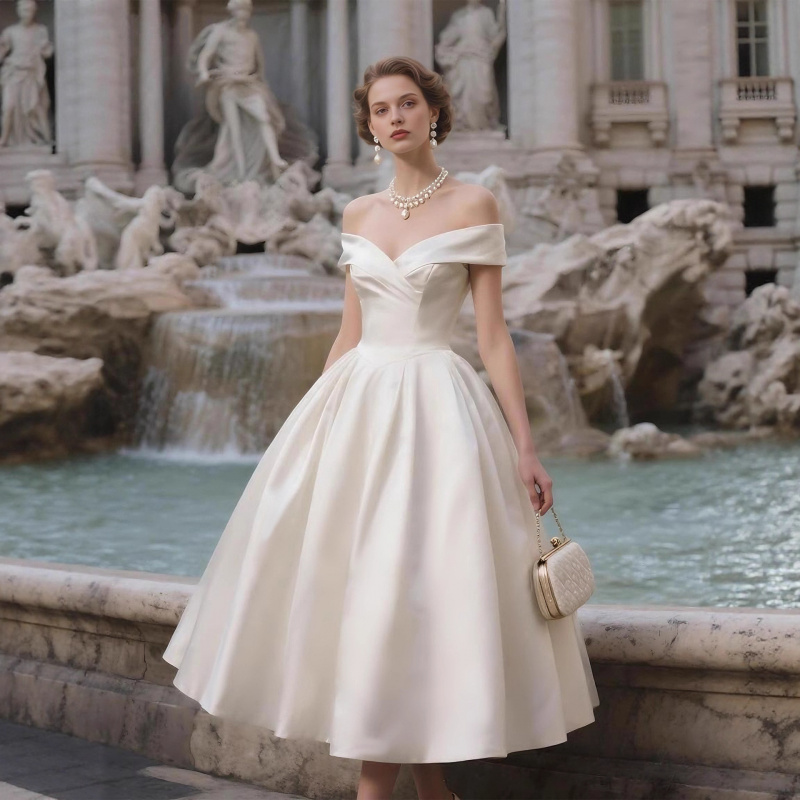 White off-shoulder strapless l - Photography Lighting Style บทวิจารณ์และราคา