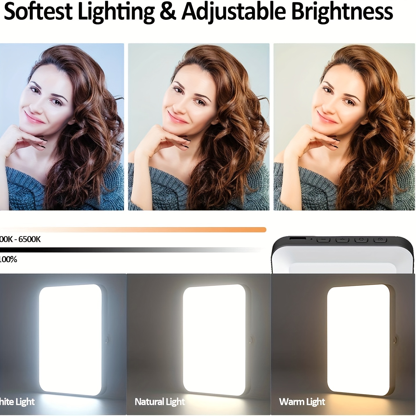 1pc Rechargeable Magnetic LED  - Photography Lighting Video บทวิจารณ์และราคา