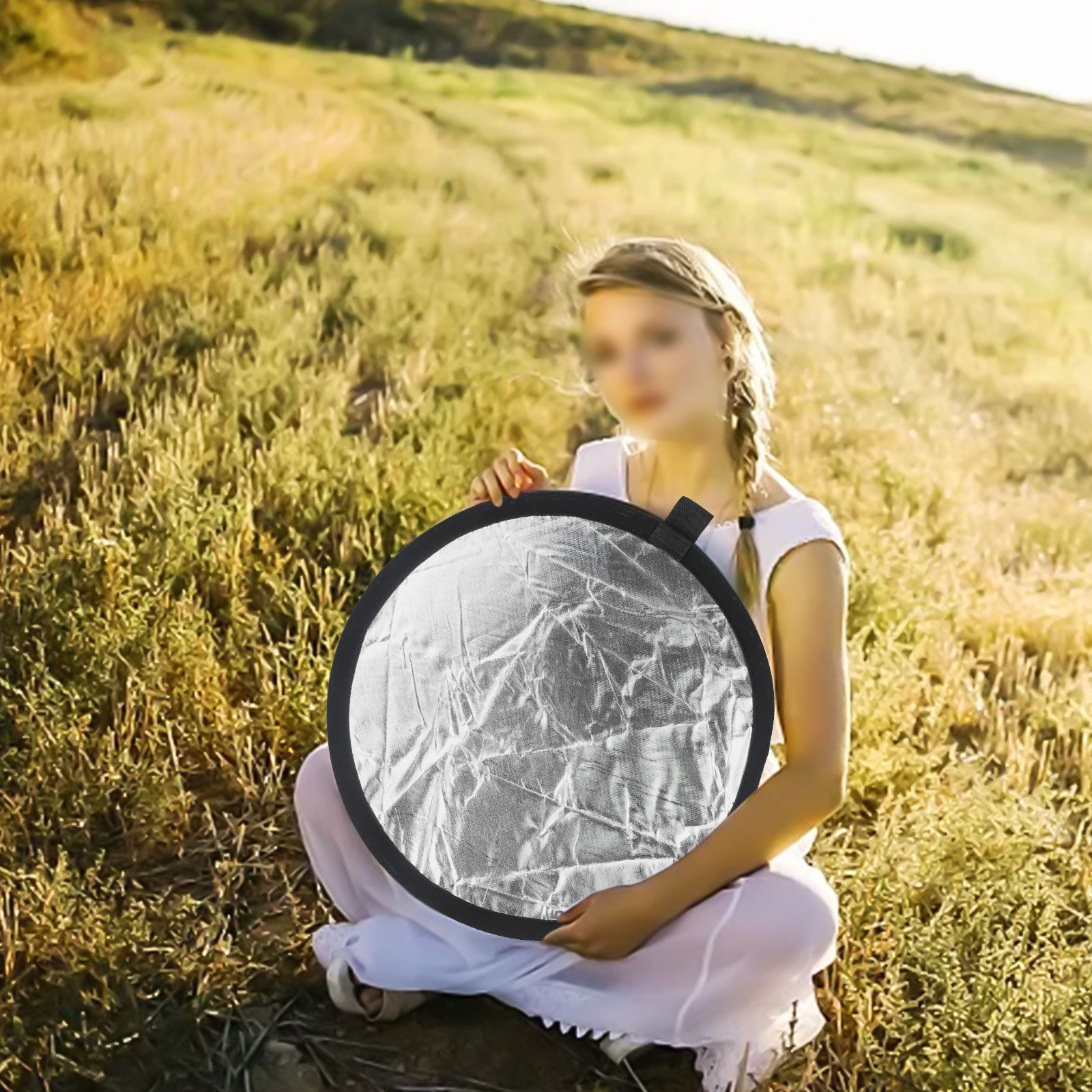 5-in-1 Handheld Photography Re - Reflector Disc Silver บทวิจารณ์และราคา