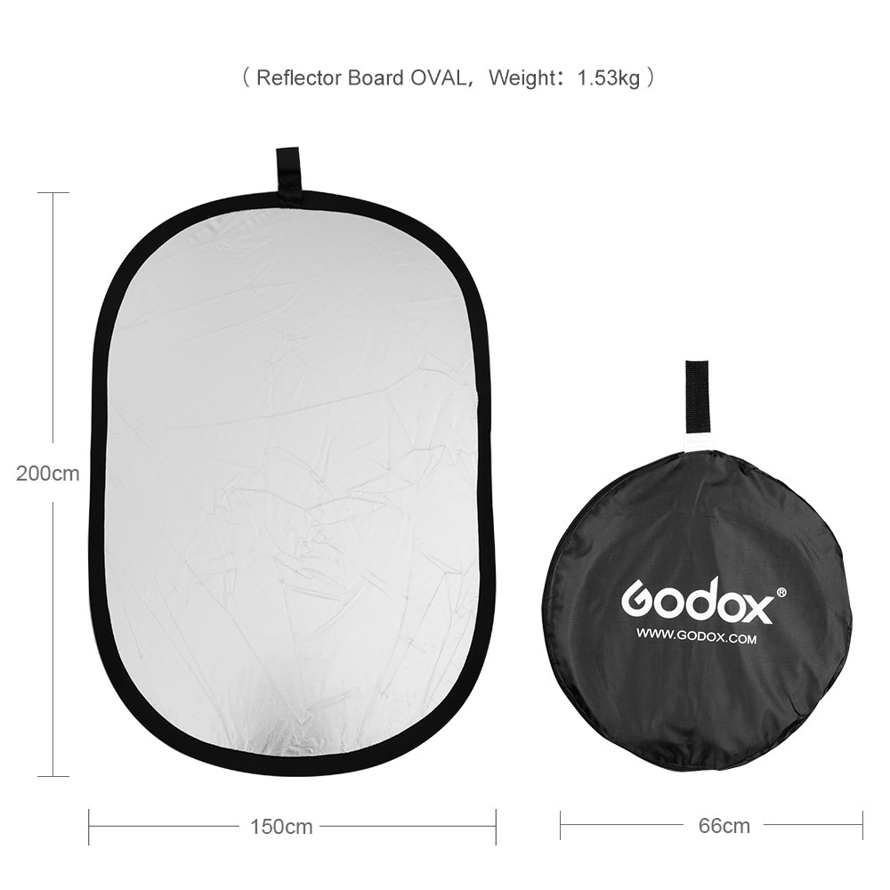 Godox 2in1  Gold and Silver Ov - Reflector Disc Silver บทวิจารณ์และราคา