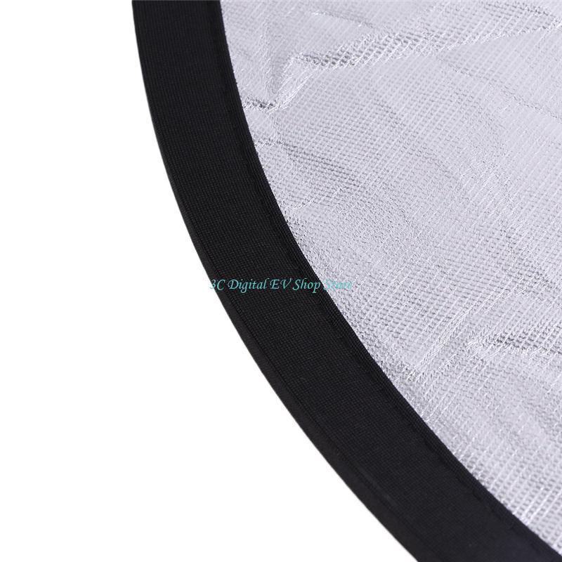 E74D 2 in 1 55-60cm Light Muli - Reflector Disc Silver บทวิจารณ์และราคา