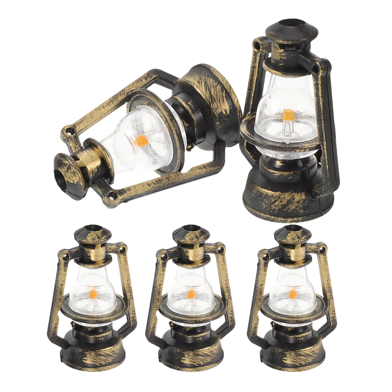 5Pcs Miniature Retro Lamp Vint - Vintage Photography Lighting บทวิจารณ์และราคา