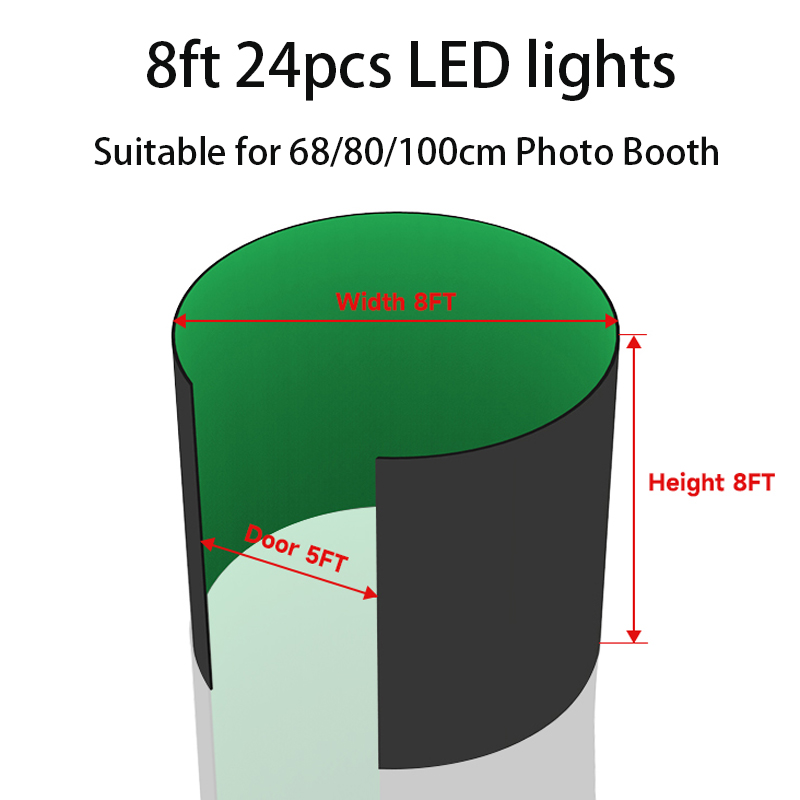 360 Photo Booth Enclosure Free - Photography Lighting And Backdrop Kits บทวิจารณ์และราคา